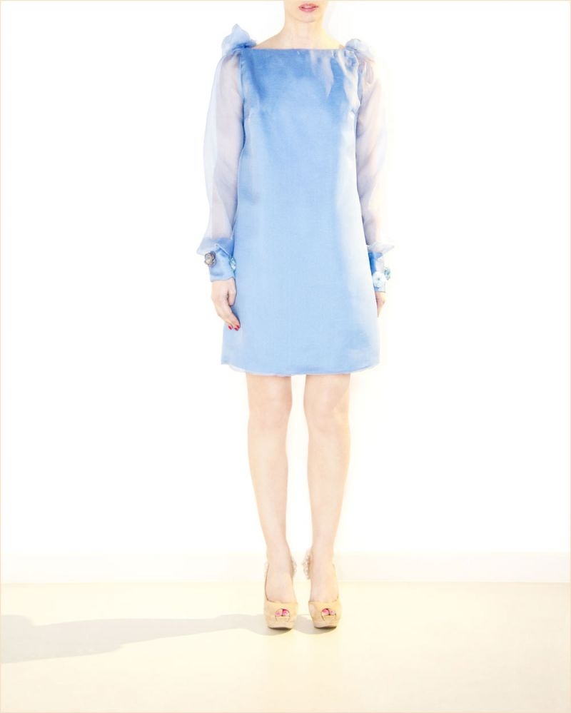 Bebydoll flores azul